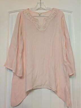 Spense Sheer Blouse Large Winter Milk